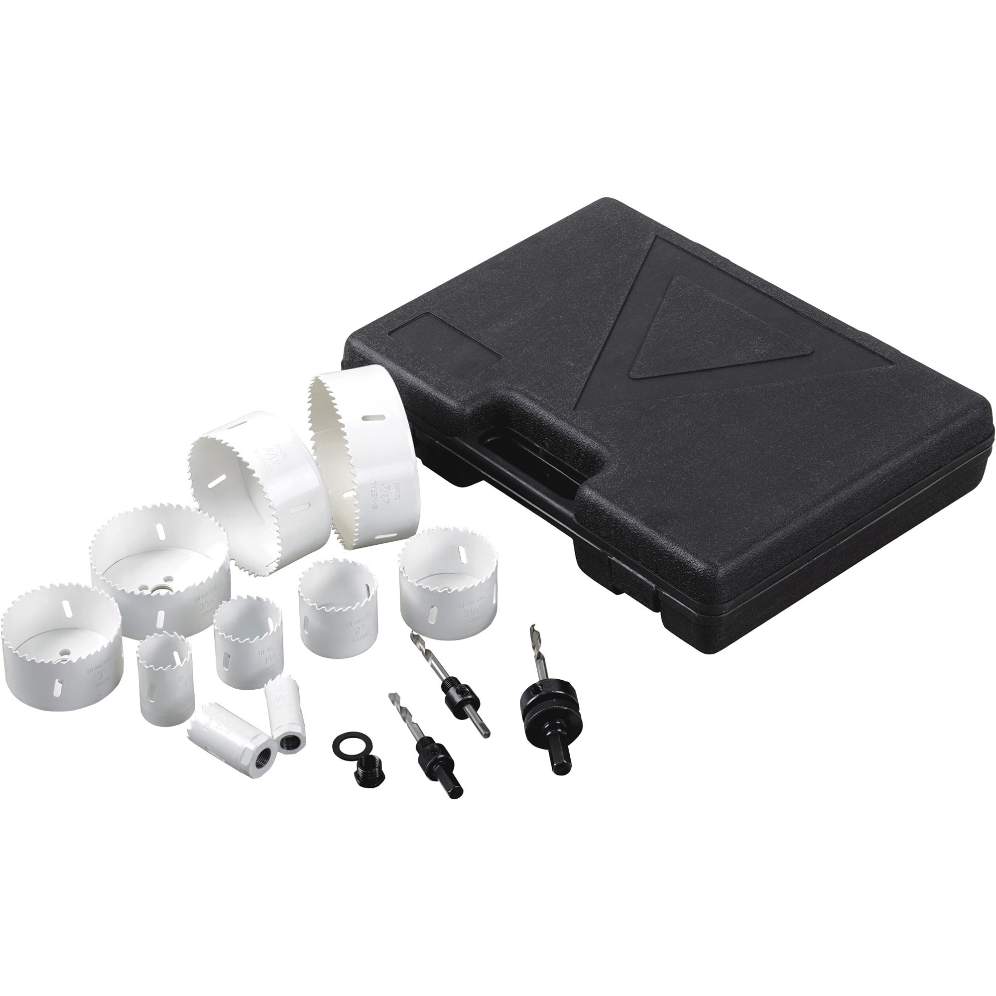 Klutch Bi-Metal Hole Saw Set, 14-Pc.